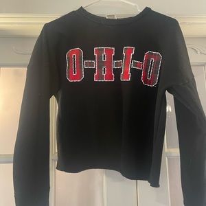 Ohio sweatshirt cropped